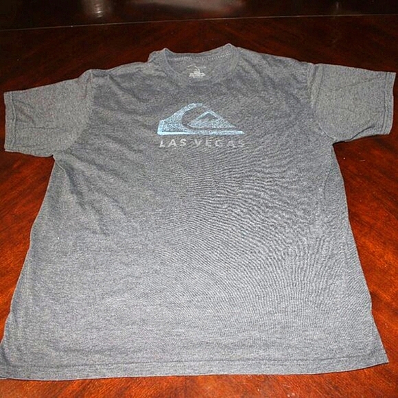 Quiksilver Las Vegas Tee | Size L | Retro Y2K Graphic Thrash Faded - Picture 1 of 4